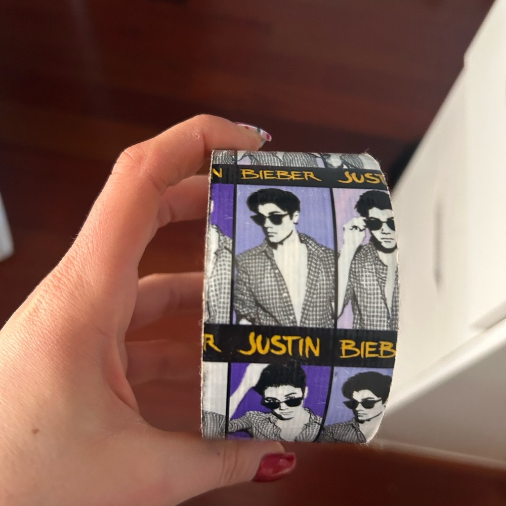 Justin Bieber Duct Tape